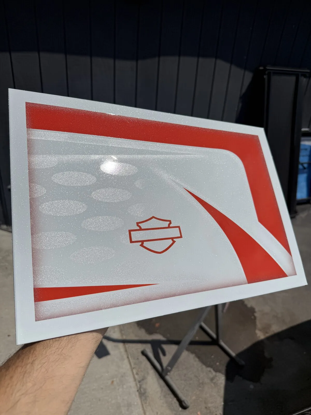 Custom graphic tour pak lid